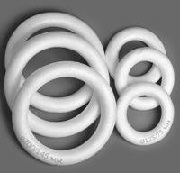 Кольцо объёмное из пенопласта "Ideal", гладкое, 6 штук (количество товаров в комплекте: 50)