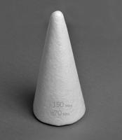 Конус из пенопласт "Ideal", гладкий, 150 мм, 10 штук (количество товаров в комплекте: 10)
