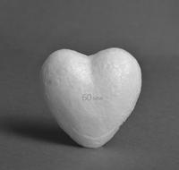 Сердце объёмное из пенопласт "Ideal", гладкое, 60 мм, 30 штук (количество товаров в комплекте: 30)