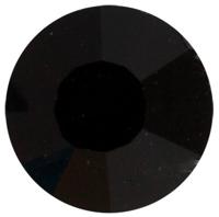 Стразы стеклянные клеевые "Zlatka", 6,5 мм, 24 штуки, цвет: черный (jet), арт. ZBS SS30/24