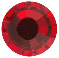 Стразы стеклянные клеевые "Zlatka", 6,5 мм, 24 штуки, цвет: светло-красный (light siam), арт. ZBS SS30/24