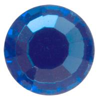 Стразы стеклянные клеевые "Zlatka", 6,5 мм, 24 штуки, цвет: синий (sapphire), арт. ZBS SS30/24