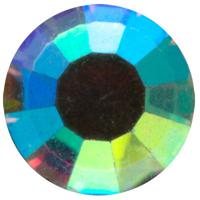 Стразы стеклянные клеевые "Zlatka", 4,7 мм, 24 штуки, цвет: перламутр (crystal AB), арт. ZBS SS20/24