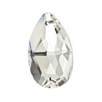 Стразы стеклянные Zlatka "Crystal", 12x7 мм, 4 штуки, цвет: белый, арт. ZSS-05