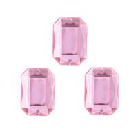 Стразы пришивные акриловые Magic 4 Hobby, цвет: 04 розовый, прямоугольник, 13x18 мм, 5 упаковок по 20 штук (количество товаров в комплекте: 5)