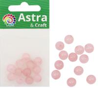 Бусины Астра, цвет: розовый кварц, 8 мм, 12 штук, арт. 4AR325