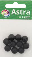 Бусины Астра, цвет: черный агат, 10 мм, 10 штук, арт. 4AR302