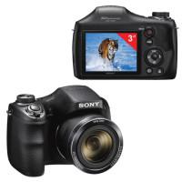 Фотоаппарат компактный "Sony Cyber-shot DSC-H300", 20,1 Мп, 35x zoom, 3" ЖК-монитор, черный (арт. DSCH300.RU3)