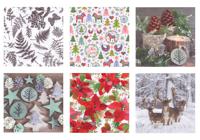 Набор бумажных салфеток для декупажа Love2art "Зимняя пора", 6 штук, 33x33 см, арт. SDP №0419-10