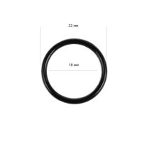 Кольцо для бюстгальтера, 20 мм, цвет: черный, 100 штук, арт. TBY-82641 (количество товаров в комплекте: 100)