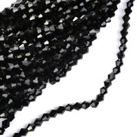 Бусины граненые на нитях "Биконус", цвет: 02 черный, 6x6 мм, арт. TBY-K-2 (100 упаковок по 50 бусин) (количество товаров в комплекте: 100)