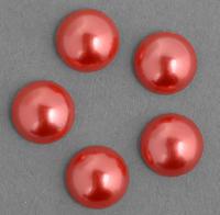 Полужемчужины перламутр "Круг", цвет: 58 красный, 8 мм, 20 грамм, арт.TBY-1908-58