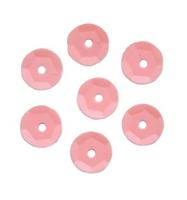 Пайетки граненые "Астра", 6 мм, цвет: А0100 светло-розовый матовый, 10 упаковок по 10 грамм (количество товаров в комплекте: 10)