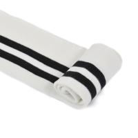 Подвяз трикотажный, цвет: белый с черными полосами, 14х100 см, 5 штук (количество товаров в комплекте: 5)