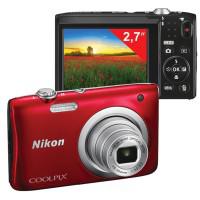 Фотоаппарат компактный "Nikon CoolPix А100", 20,1 Мп, цвет красный (арт. VNA972E1)