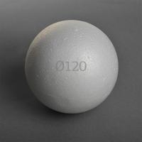 Набор шаров из пенопласта "Ideal", гладкие, 120 мм, 5 штук, арт. P016 (количество товаров в комплекте: 5)