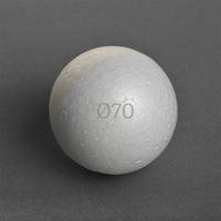 Набор шаров из пенопласта "Ideal", гладкие, 70 мм, 20 штук, арт. P001 (количество товаров в комплекте: 20)