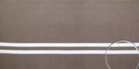 Подвяз трикотажный, 13x125 см, цвет: капучино/белый, арт. ГД15044