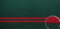 Подвяз трикотажный, 13x125 см, цвет: изумруд/красный, арт. ГД15044