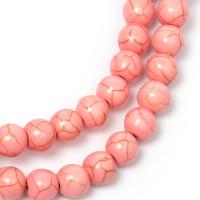 Бусины Tesoro натуральный камень Коралл, 8 мм, цвет: 1 розовый