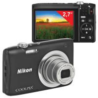 Фотоаппарат компактный "Nikon CoolPix А100", 20,1 Мп, цвет черный (арт. VNA971E1)