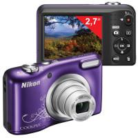 Фотоаппарат компактный "Nikon CoolPix А10", 16,1 Мп, цвет фиолетовый (арт. VNA983E1)
