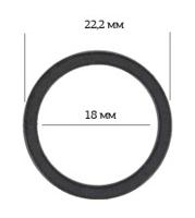 Кольцо для бюстгальтера 18 мм, цвет: 170 черный, 50 штук, арт. ARTA.F.2646 (количество товаров в комплекте: 50)