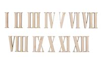 Деревянная заготовка "Римские цифры", 12 штук, 3x3х0,3 см