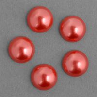 Полужемчужины перламутровые "Круг", 10 мм, 500 грамм, цвет: 58 красный