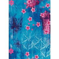 Бумага для декопатча "Decopatch", цвет: 492 "Цветы на голубом", 30х40 см