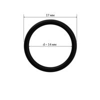 Кольца для бюстгальтера, 14 мм (цвет: 170, черный), 50 штук
