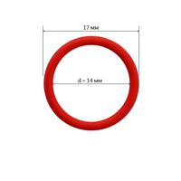 Кольца для бюстгальтера, 14 мм (цвет: 100, красный), 50 штук