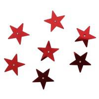 Пайетки Астра "Звездочки", цвет: 3 красный, 13 мм, 10 упаковок по 10 грамм (количество товаров в комплекте: 10)
