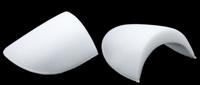 Плечевые накладки обшитые втачные из твердого поролона Антинея, цвет: белый, 25x140x210 мм, 50 шт, арт. ВТ-25 (количество товаров в комплекте: 50)