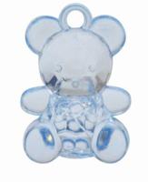 Декоративный элемент для скрапбукинга "Мишка", цвет: голубой, 6 штук, арт. PJ-110
