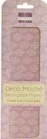 Бумага для декопатча Deco Mache "Новое цветение - Листья", цвет: 035, 26x37,5 см (3 листа)