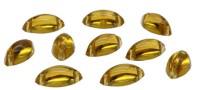 Стразы пришивные акриловые, круглые (наветта), цвет: 44 золотистый, 10x5 мм, 10 штук, арт. ACRT-M018