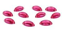 Стразы пришивные акриловые, круглые (наветта), цвет: 24 розовый, 10x5 мм, 10 штук, арт. ACRT-M018