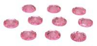 Стразы пришивные акриловые, круглые, цвет: 26 ярко-розовый, 10 мм, 10 штук, арт. ACRT-M008