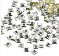Стразы термоклеевые "Ideal", размер: 5х5 мм, цвет: серебро, 1400 штук
