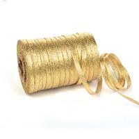 Подарочная лента "Парча", 4-5 мм x 200 м, арт. с3299 г17, цвет: 02 золото