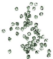 Бусины стеклянные "Swarovski", цвет: black diamond, 4 мм, 50 штук, арт. 5328/E