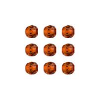 Бусины "Preciosa", 4 мм, 50 штук, цвет: 97382 оранжевый металлик (арт. 152-19-002)