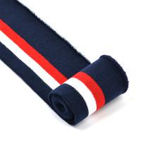 Подвяз трикотажный, полиэстер, цвет темно-синий с красной и белой полосами, 6х80 см, 5 штук (арт. TBY.73050) (количество товаров в комплекте: 5)