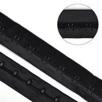 Крючки на ленте на мягкой основе, 1 ряд, 28 мм, 5 метров, цвет черный (арт. TBY-76177)