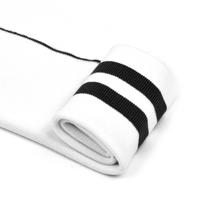 Подвяз трикотажный, цвет: белый с черными полосками, 16х90 см, 10 штук (количество товаров в комплекте: 10)
