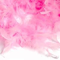 Боа-перо, 2 м, цвет: розовый, артикул FBY-50-13