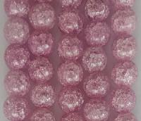 Бусины на нитях "Сахарный кварц", круглые, 10 мм, цвет розовый, около 40 бусин (арт. МБ.УТ1-11175)