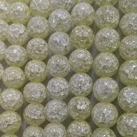 Бусины на нитях "Сахарный кварц", круглые, 10 мм, цвет светло-зеленый, около 40 бусин (арт. МБ.УТ1-11091)
