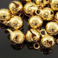 Кулоны "Колокольчики", 11х9 мм, цвет: золото, 50 штук (количество товаров в комплекте: 50)